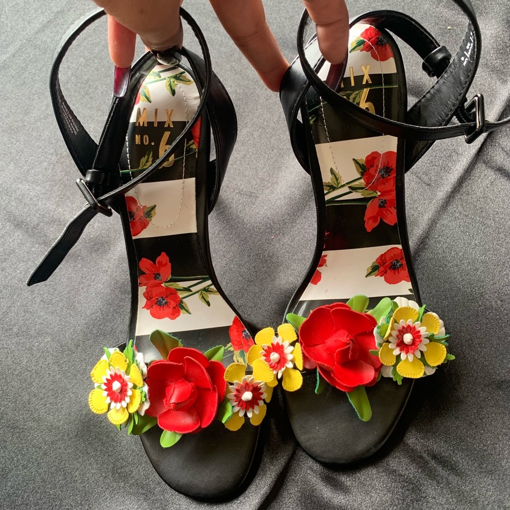 Floral heels